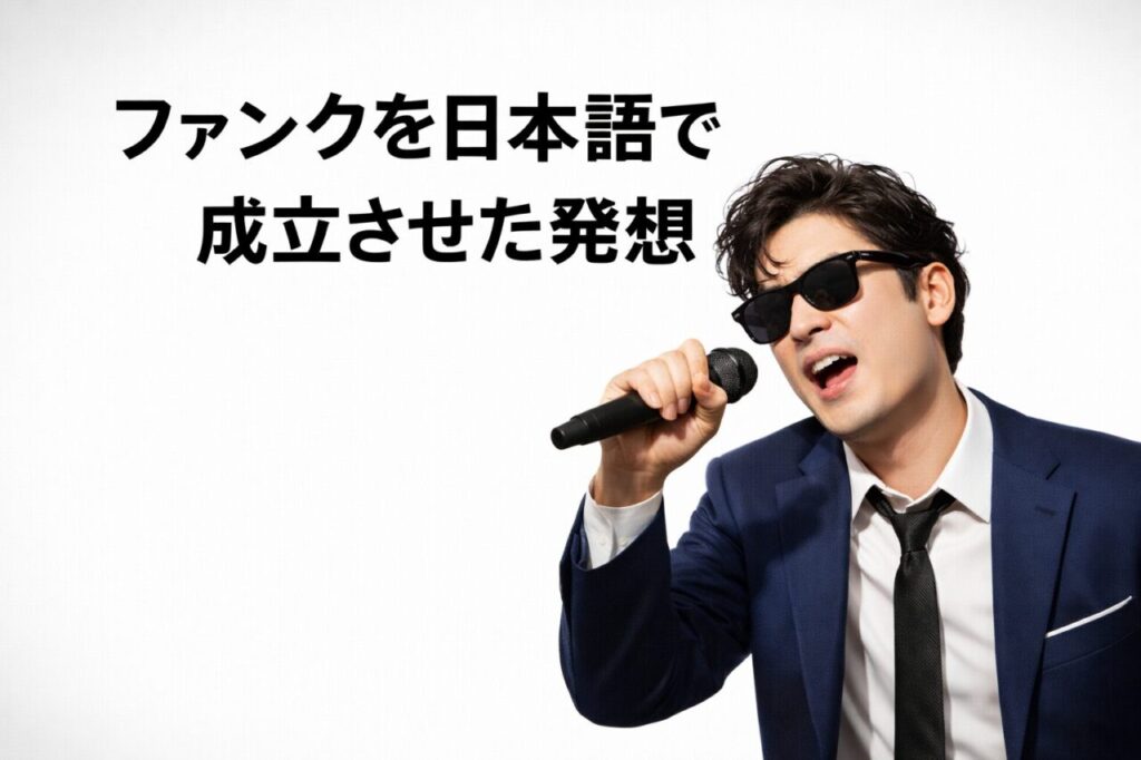 ファンクを日本語で成立させた発想