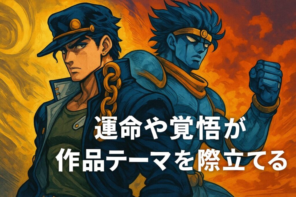 運命や覚悟が作品テーマを際立てる