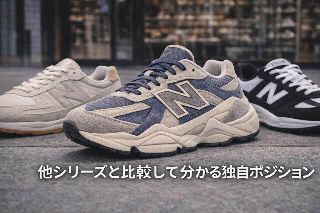 他シリーズと比較して分かる独自ポジション