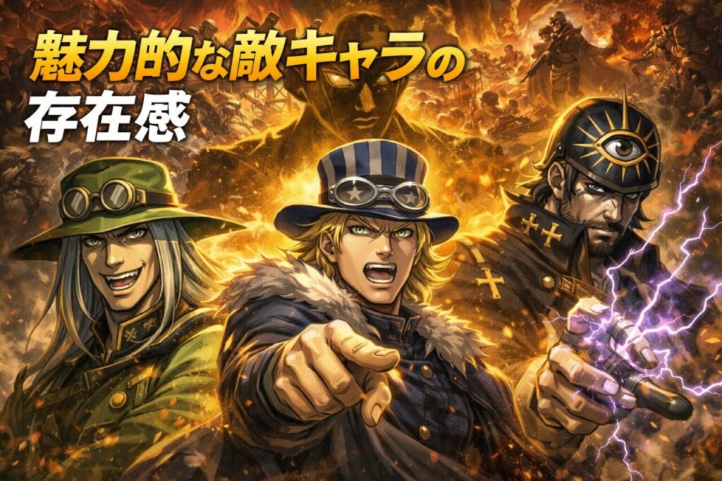 魅力的な敵キャラの存在感