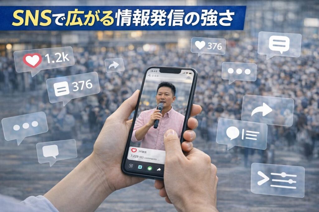 SNSで広がる情報発信の強さ