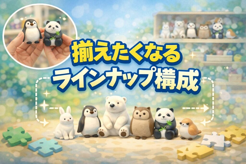 揃えたくなるラインナップ構成