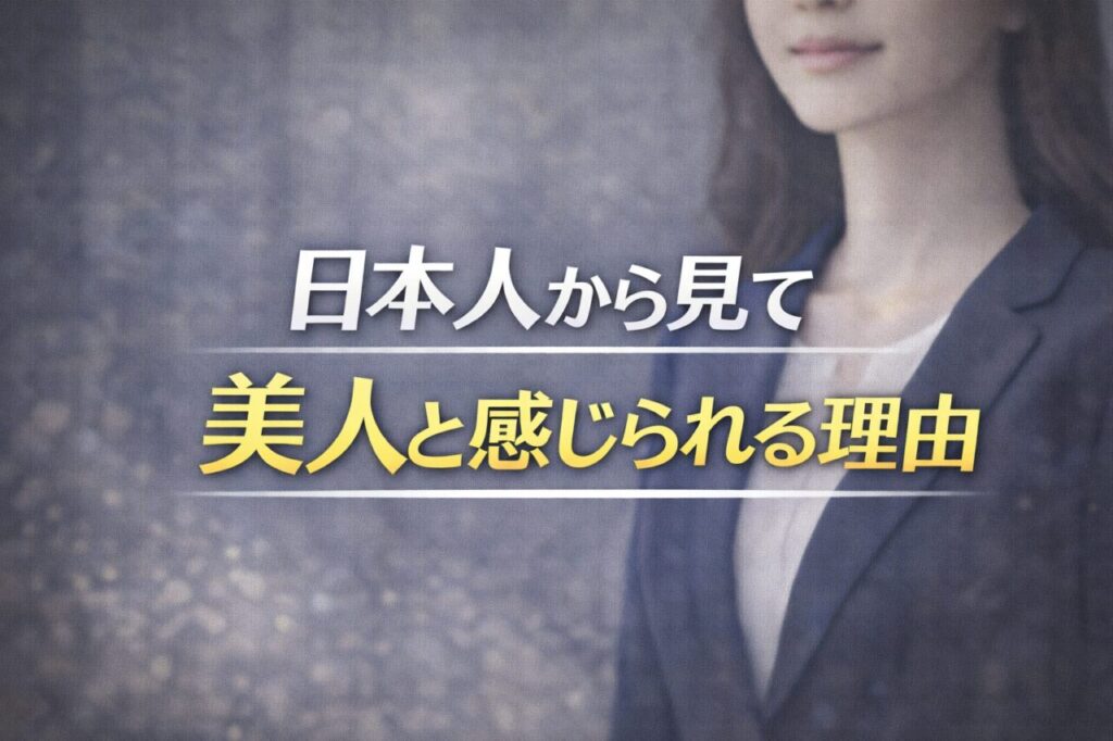 日本人から見て美人と感じられる理由