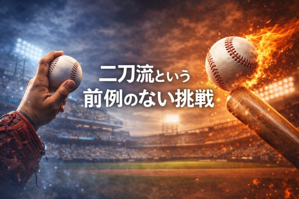 二刀流という前例のない挑戦