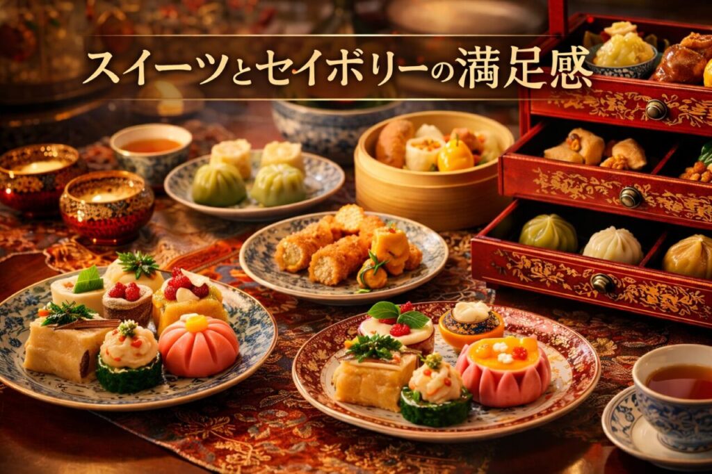 スイーツとセイボリーの満足感