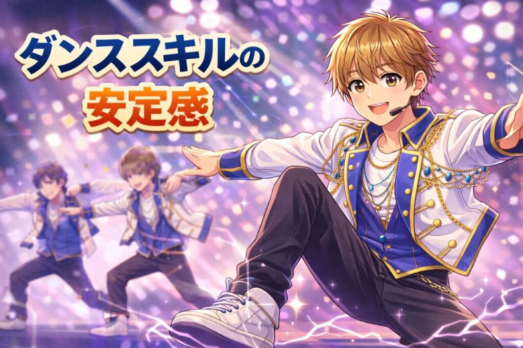 ダンススキルの安定感