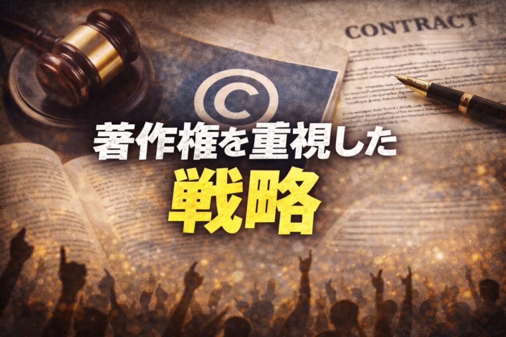 著作権を重視した戦略