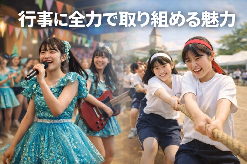 行事に全力で取り組める魅力