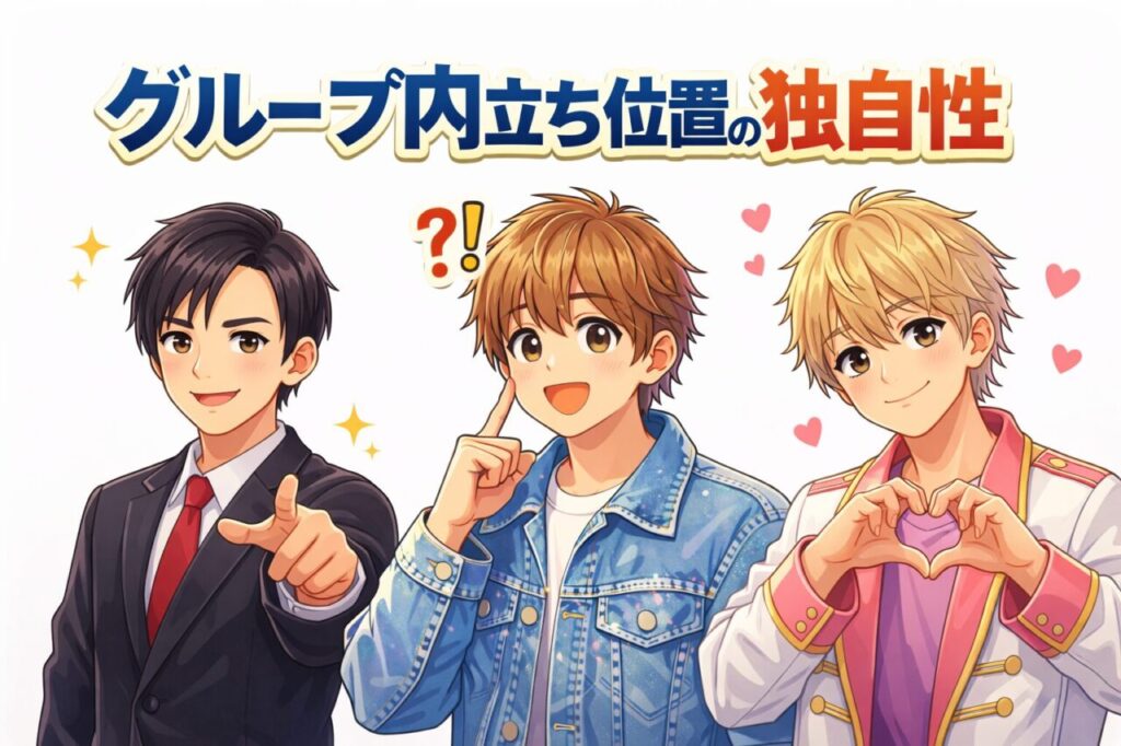 グループ内立ち位置の独自性