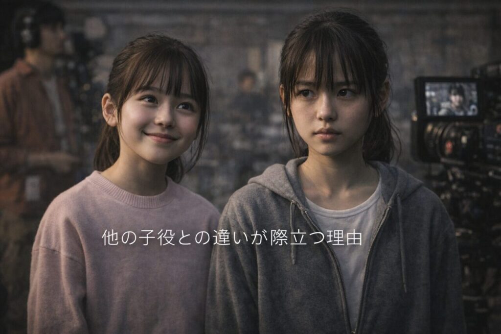 他の子役との違いが際立つ理由