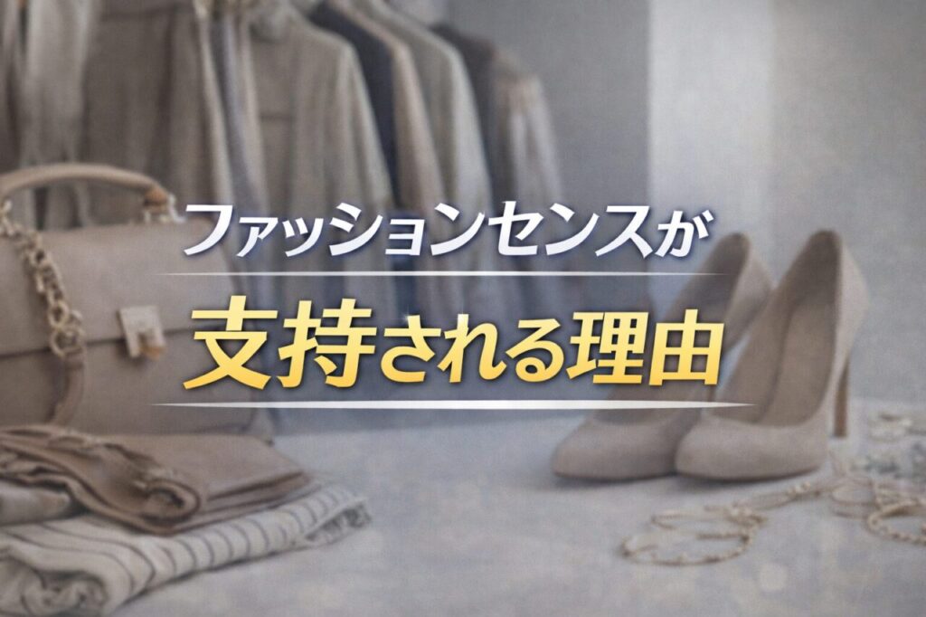 ファッションセンスが支持される理由