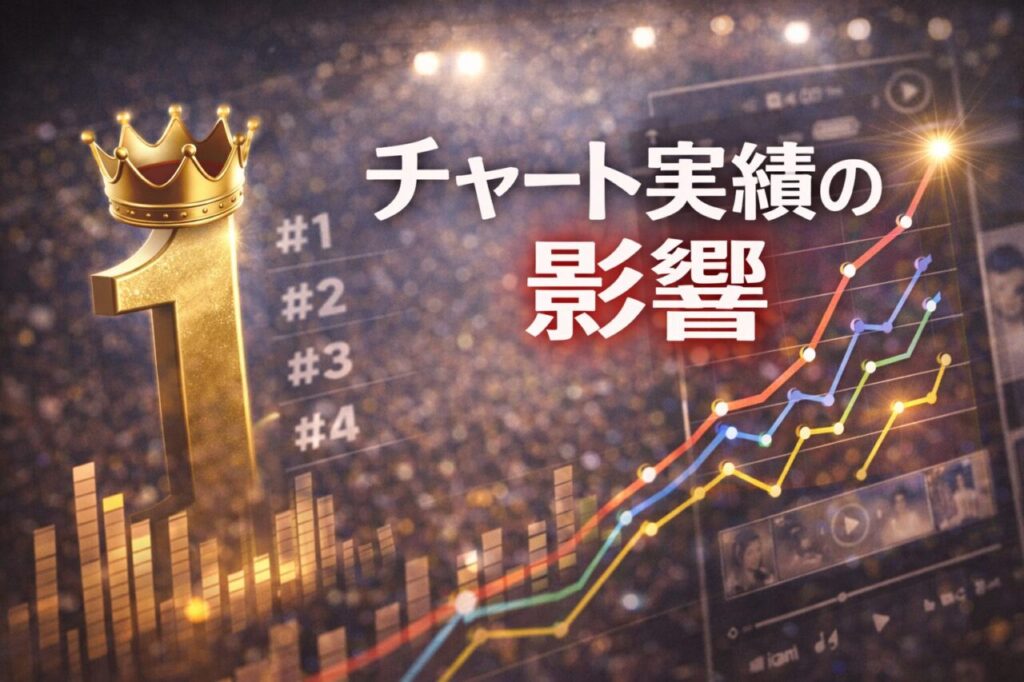 チャート実績の影響