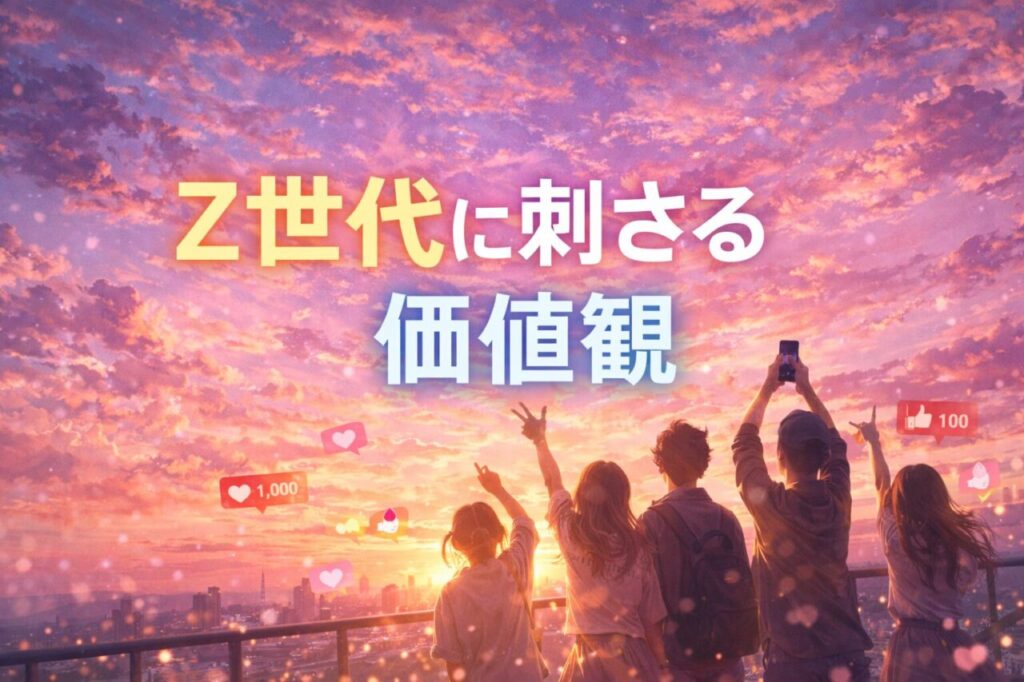 Z世代に刺さる価値観