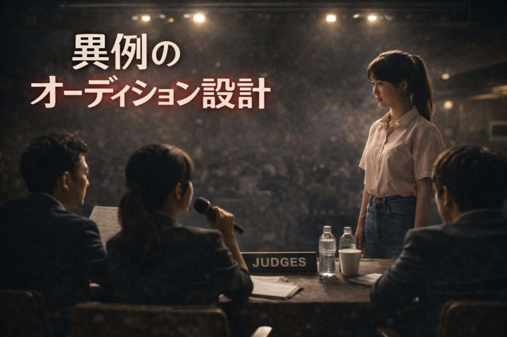 異例のオーディション設計