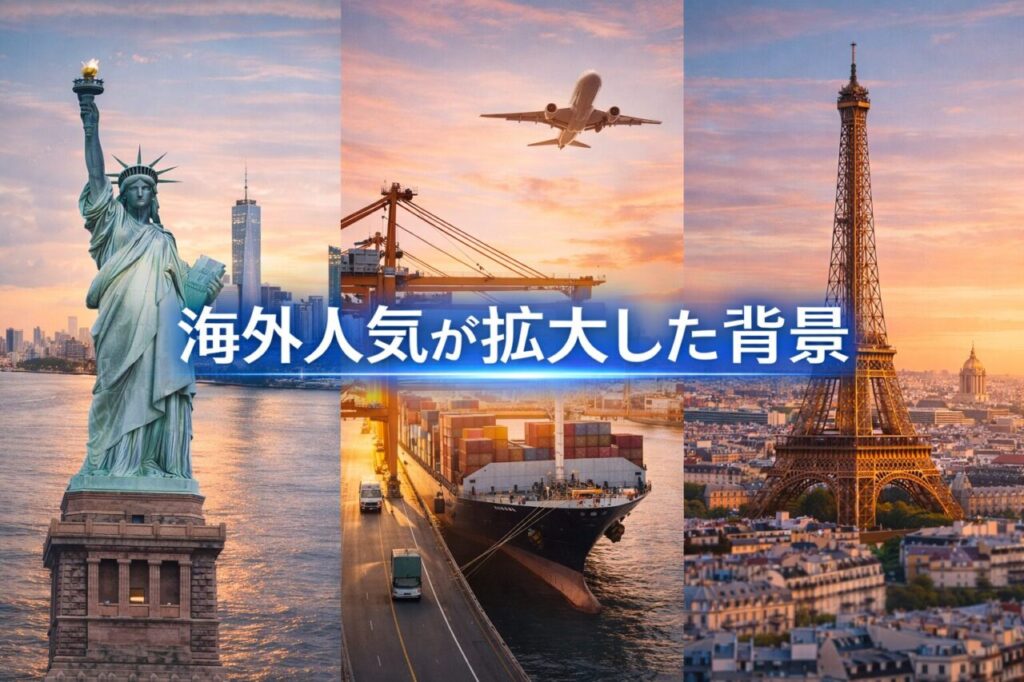 海外人気が拡大した背景
