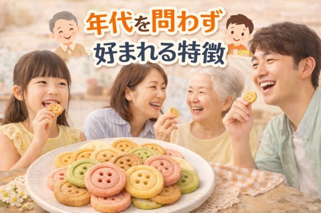 年代を問わず好まれる特徴