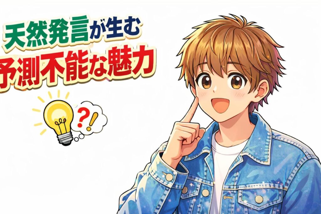天然発言が生む予測不能な魅力