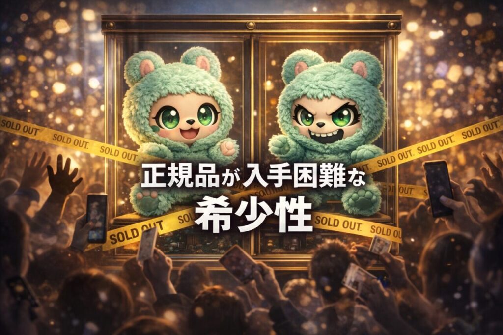 正規品が入手困難な希少性