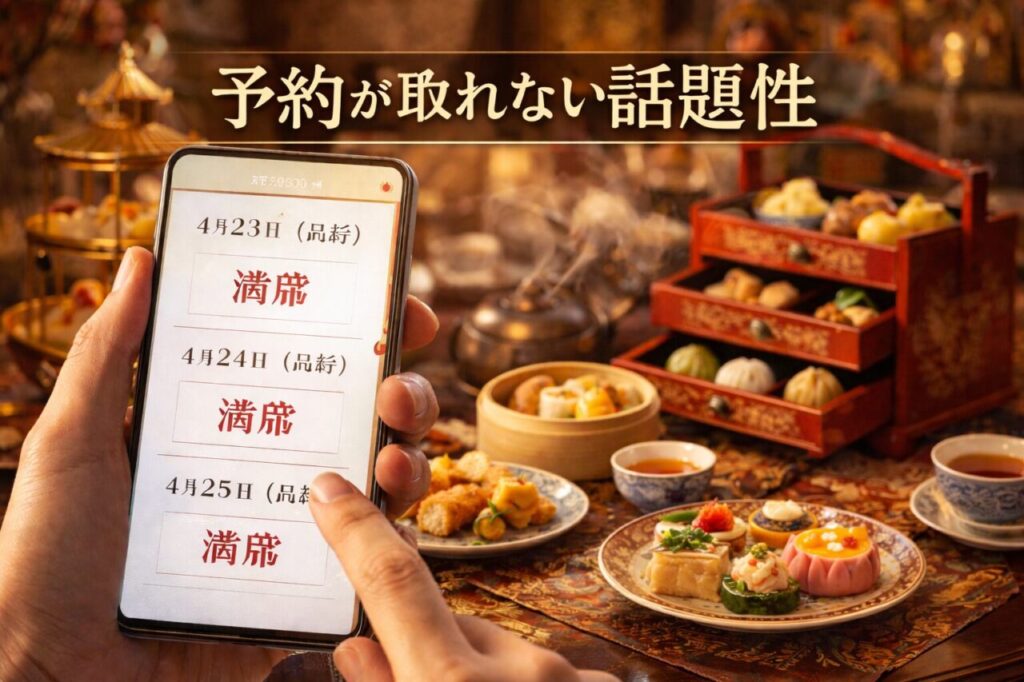 予約が取れない話題性