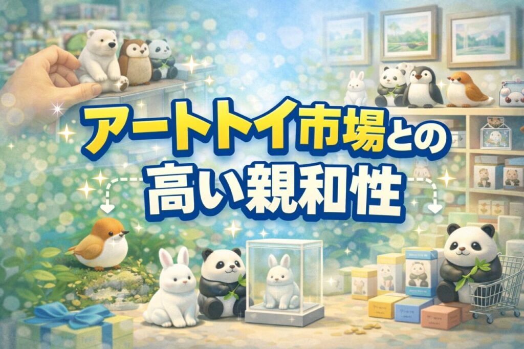 アートトイ市場との高い親和性