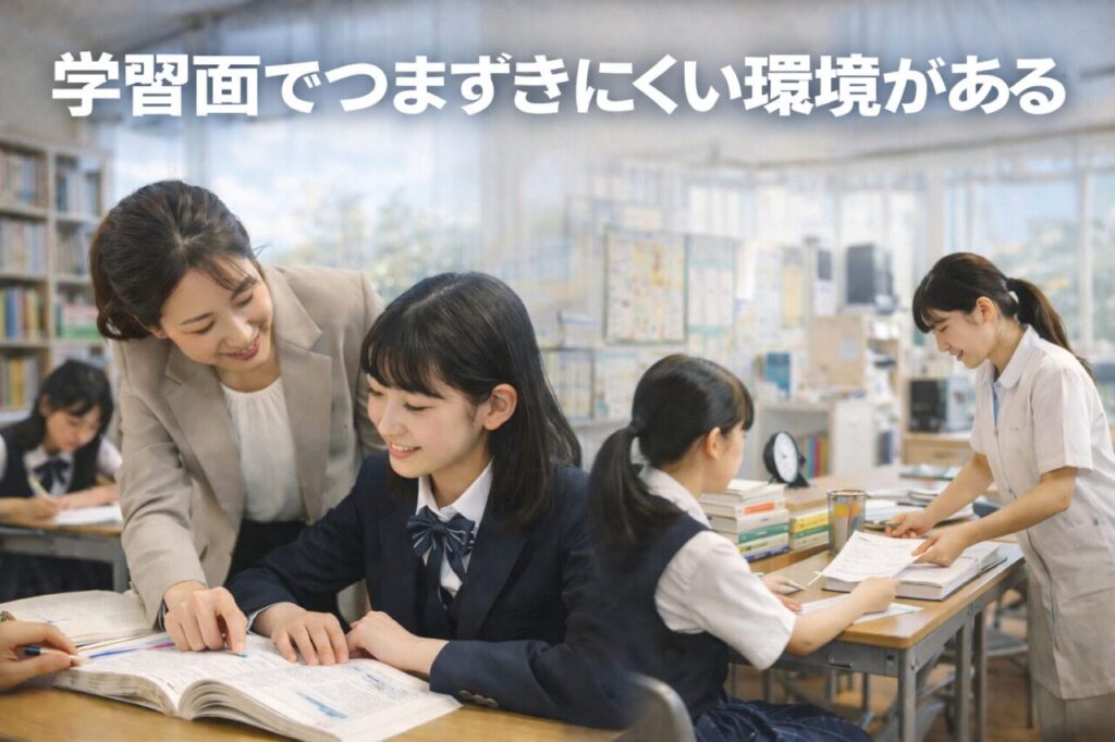 学習面でつまずきにくい環境がある