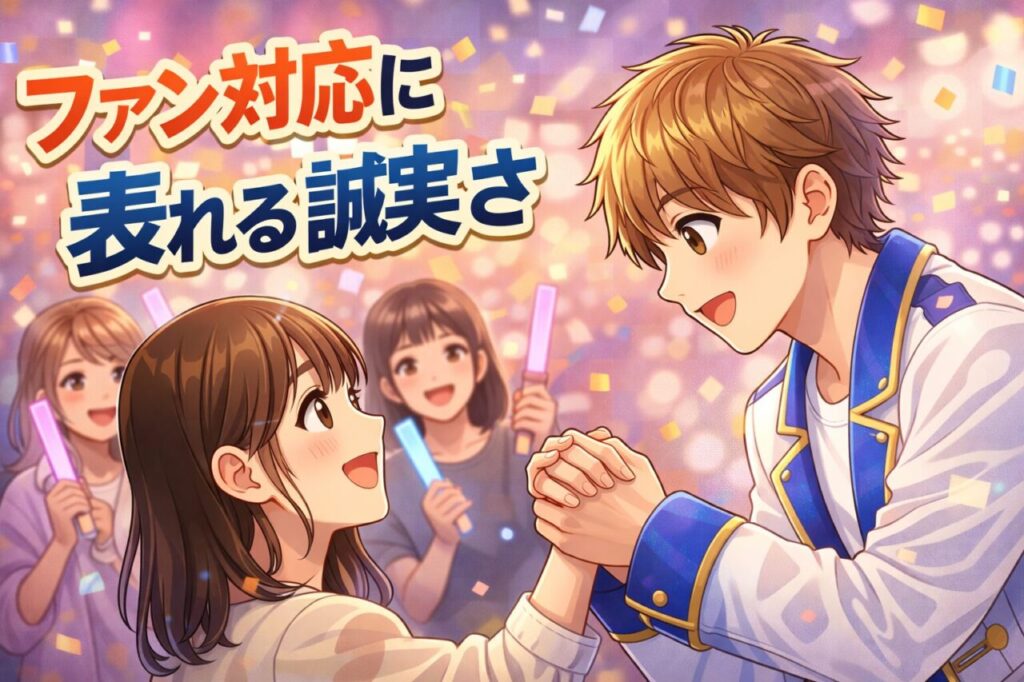 ファン対応に表れる誠実さ