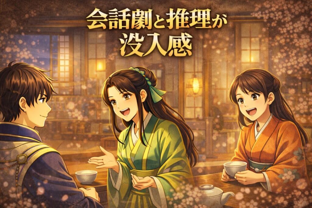 会話劇と推理が生む没入感