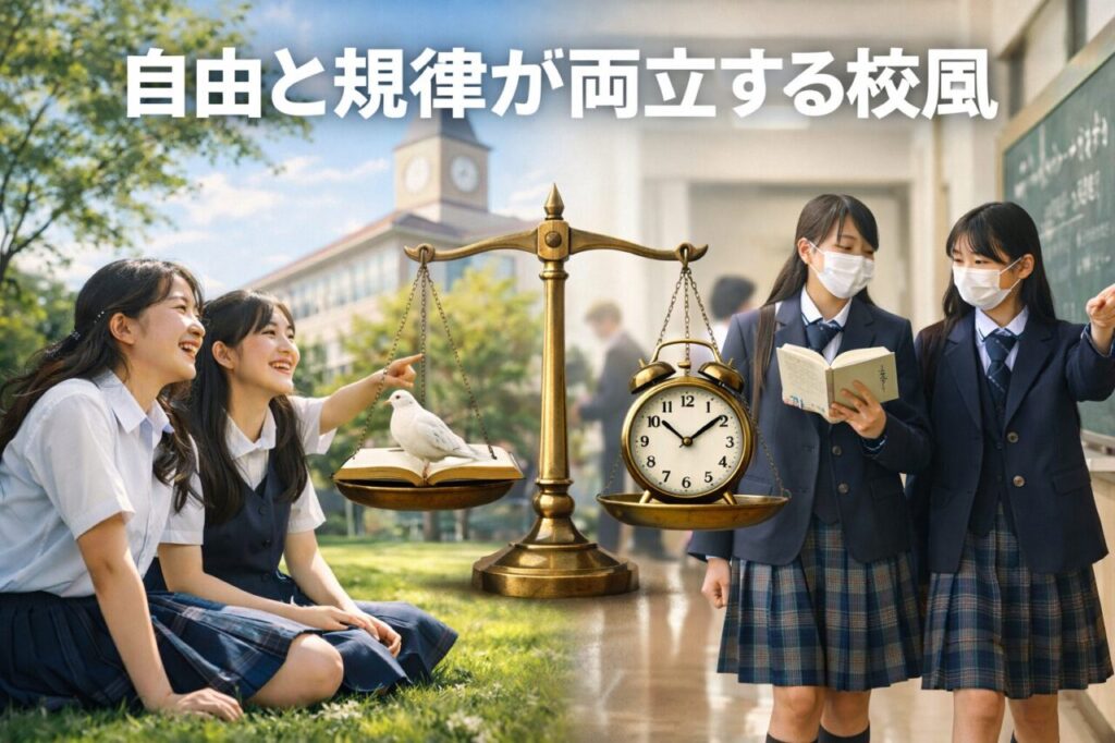 自由と規律が両立する校風