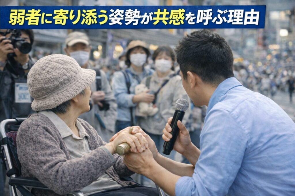 弱者に寄り添う姿勢が共感を呼ぶ理由