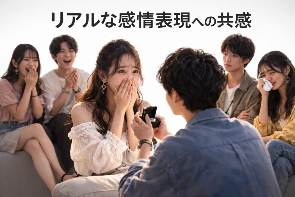 リアルな感情表現への共感