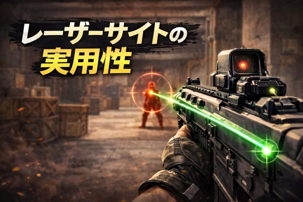 レーザーサイトの実用性