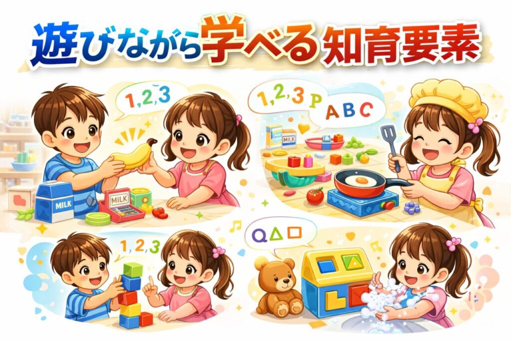 遊びながら学べる知育要素