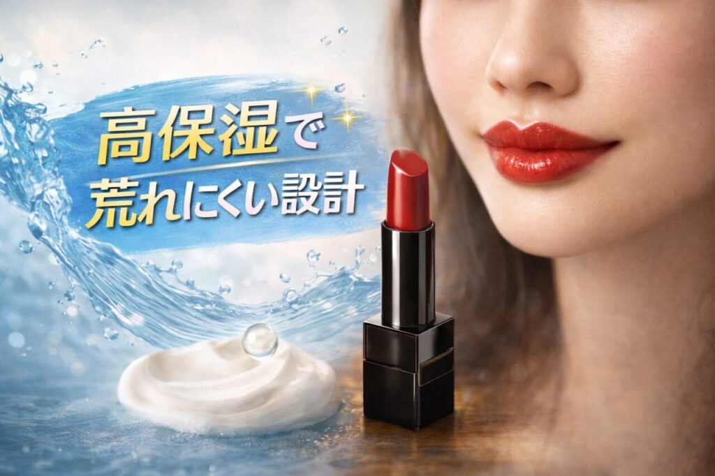 高保湿で荒れにくい設計