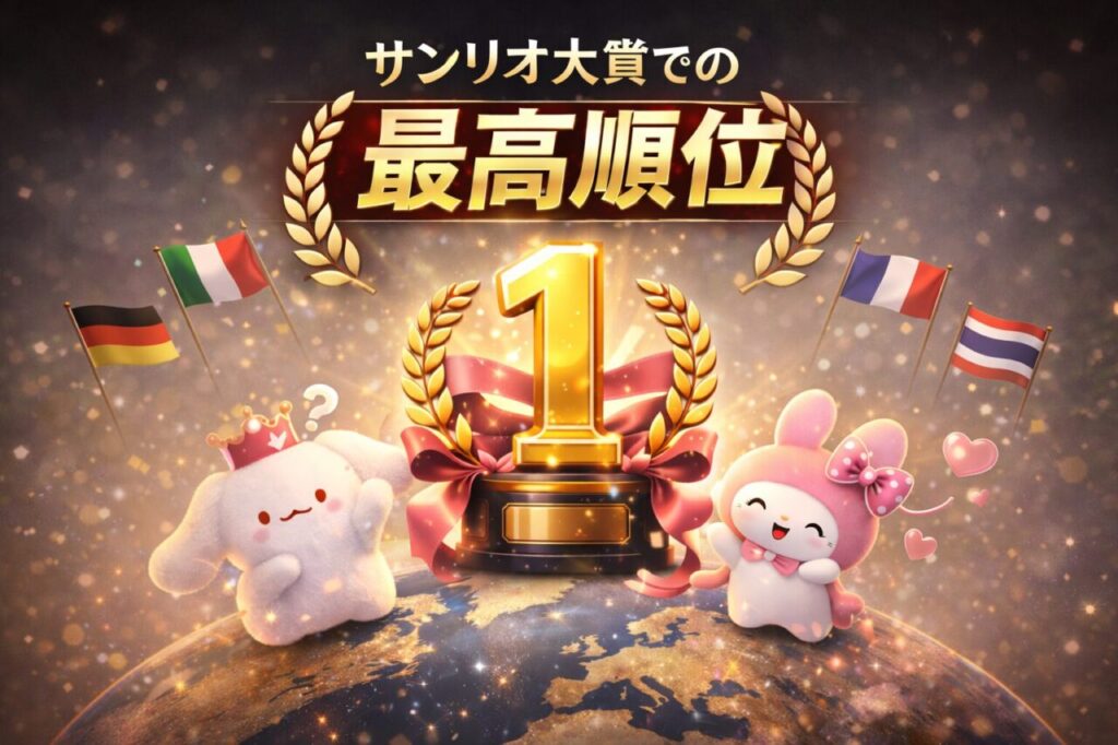 サンリオ大賞での最高順位