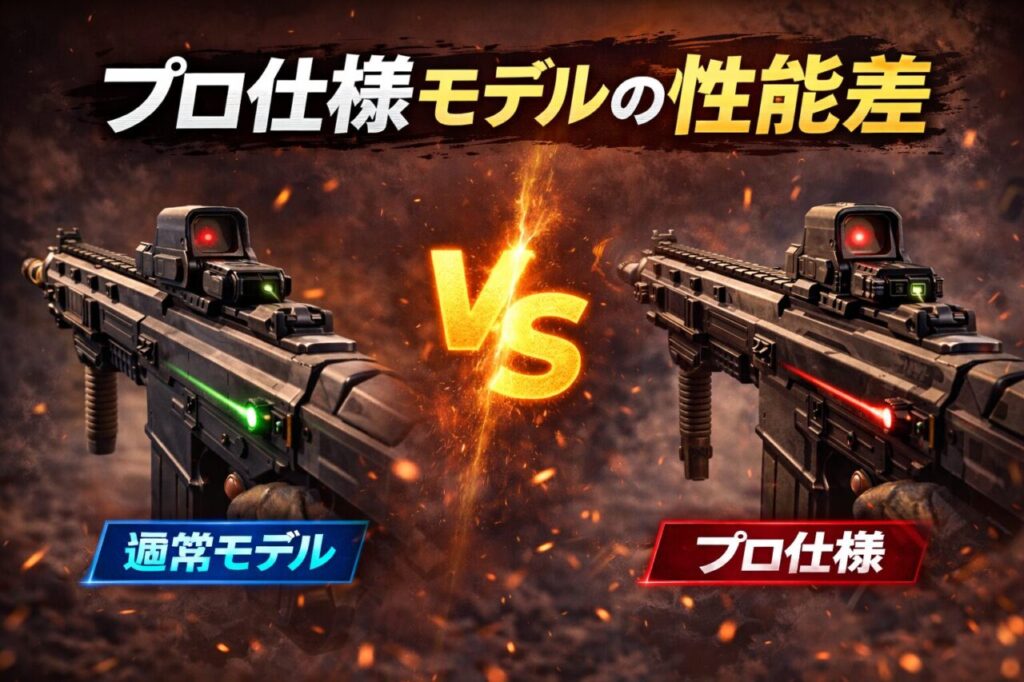 プロ仕様モデルの性能差