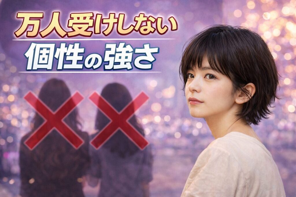万人受けしない個性の強さ