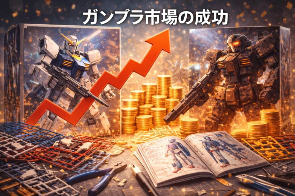 ガンプラ市場の成功
