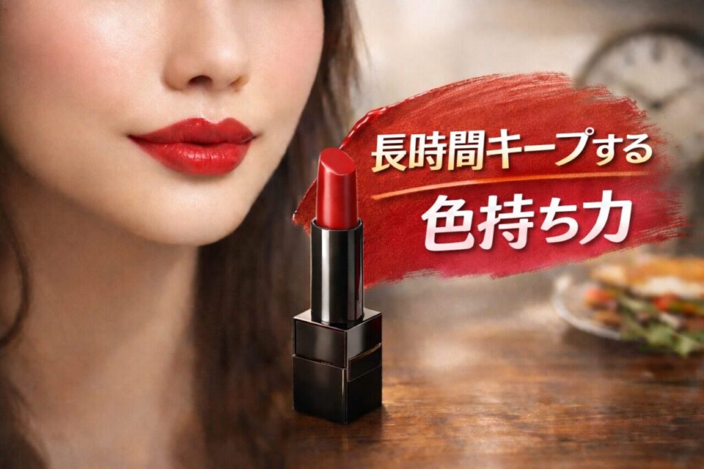 長時間キープする色持ち力