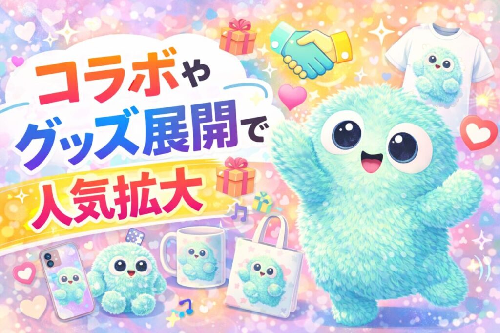 コラボやグッズ展開で人気拡大