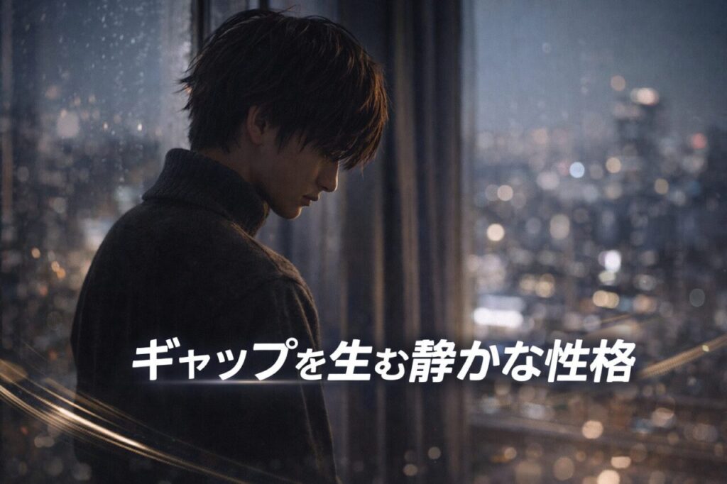 ギャップを生む静かな性格