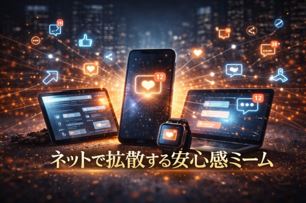 ネットで拡散する安心感ミーム