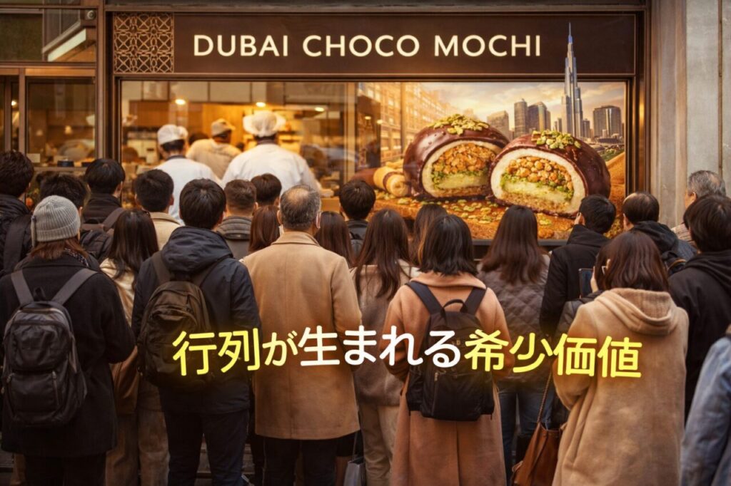 行列が生まれる希少価値