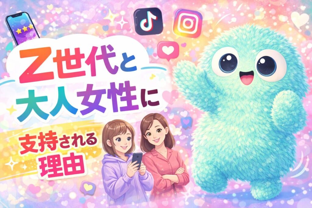 Z世代と大人女性に支持される理由