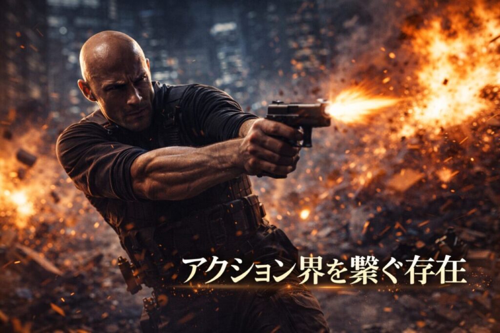 アクション界を繋ぐ存在