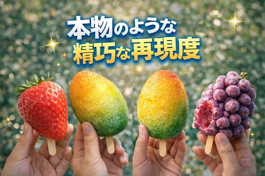 本物のような精巧な再現度