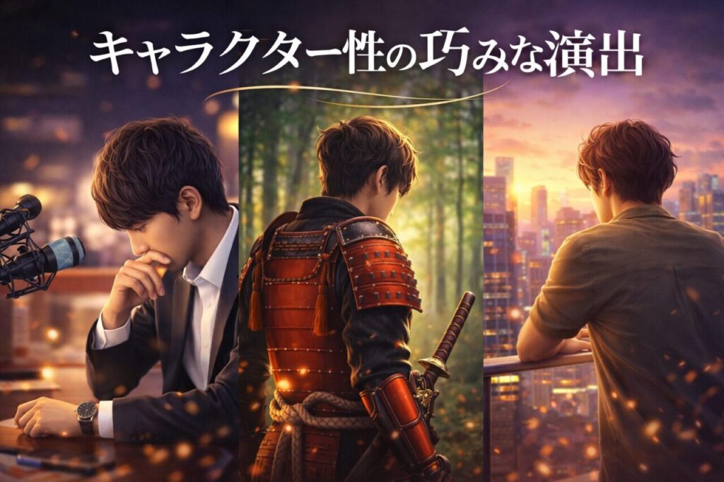 キャラクター性の巧みな演出