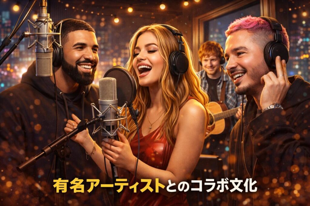 有名アーティストとのコラボ文化