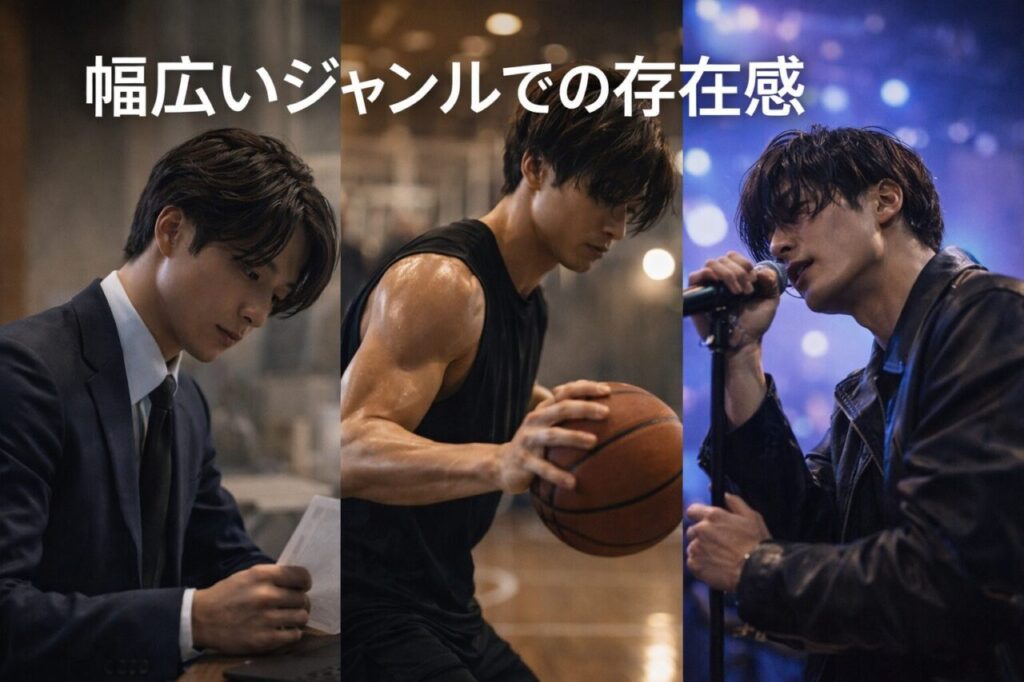 幅広いジャンルでの存在感