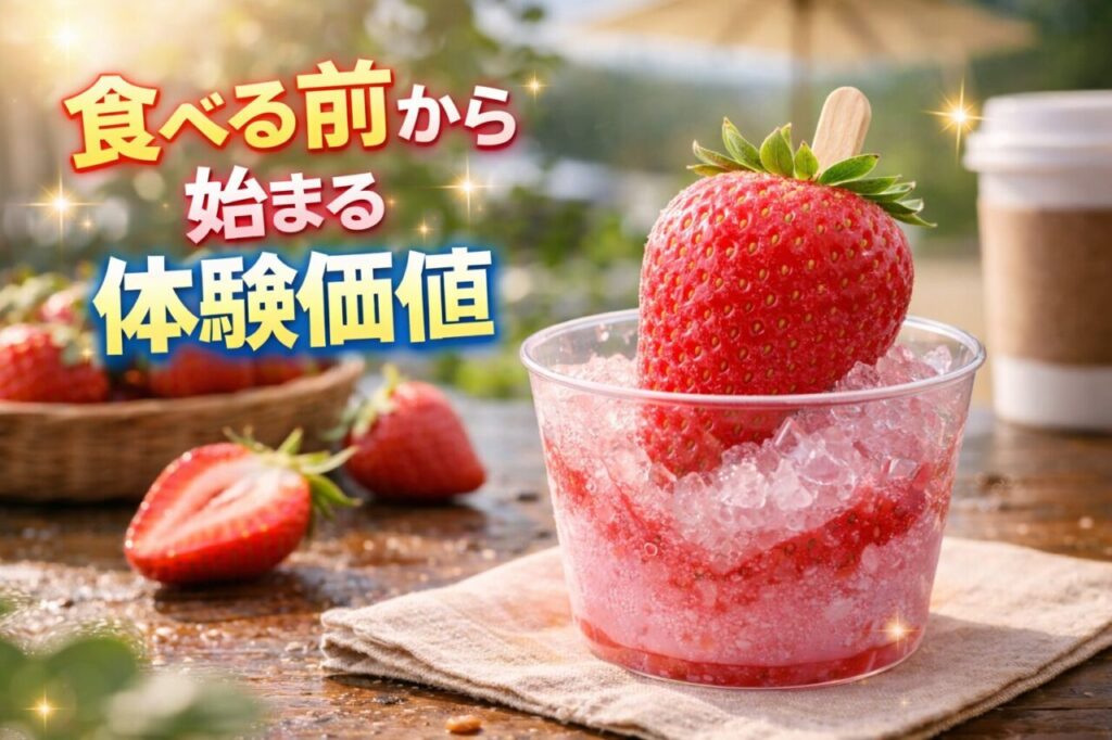 食べる前から始まる体験価値