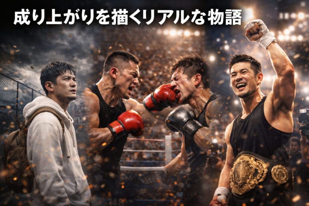 成り上がりを描くリアルな物語